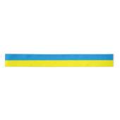 Ukrainische Flagge Blau und Gelb Satinband (Vorderseite)