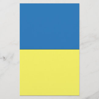 ukrainische Flagge Briefpapier