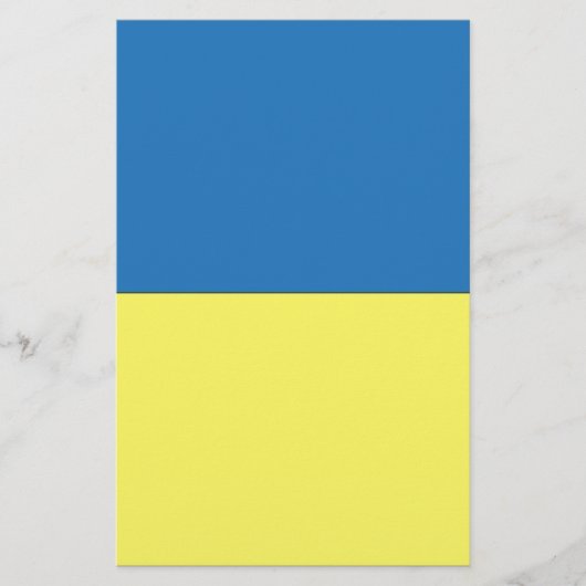 ukrainische Flagge Briefpapier (Vorderseite)