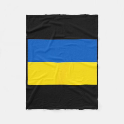 Ukrainische Flagge der Ukraine 1  Fleecedecke (Vorderseite)