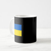 Ukrainische Flagge der Ukraine 1 Kaffeetasse (Vorderseite Links)