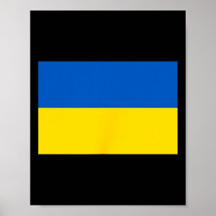 Ukrainische Flagge der Ukraine 1 Poster