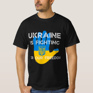 Ukrainische Flagge, die die Gestaltung der Ukraine T-Shirt