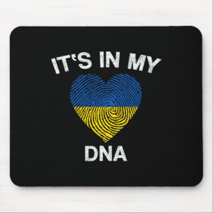 Ukrainische Flagge Es Ist In Meiner Dna Ukraine-Fl Mousepad