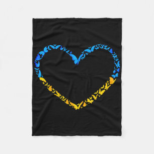 Ukrainische Flagge Frieden Ukraine Flagge Schmette Fleecedecke