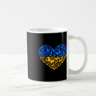 Ukrainische Flagge Frieden Ukraine-Flagge Schmette Kaffeetasse
