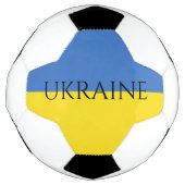 ukrainische Flagge Fußball (Vorderseite)