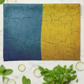 Ukrainische Flagge Geschirrtuch (Gefaltet)