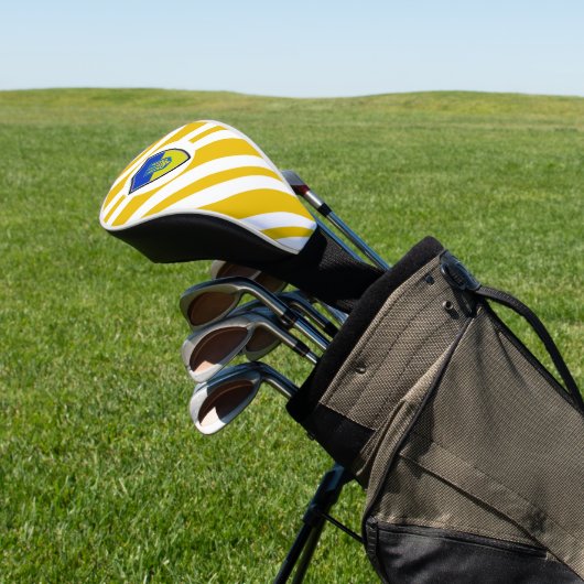 ukrainische Flagge Golf Headcover (In SItu)