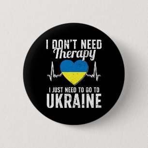 Ukrainische Flagge I Ukraine-Flagge I Urlaub Ukrai Button
