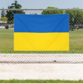 Ukrainische Flagge. Im Freien  Banner (Insitu)
