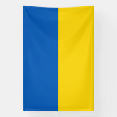 Ukrainische Flagge. Im Freien  Banner (Vertikal)