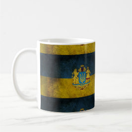 ukrainische Flagge  Kaffeetasse