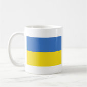 ukrainische Flagge Kaffeetasse (Links)