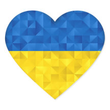 Ukrainische Flagge. Liebe zur Ukraine. Unterstützu