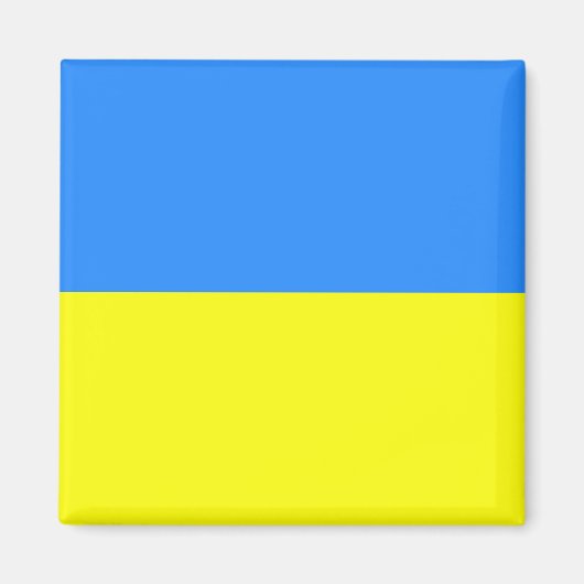ukrainische Flagge Magnet (Vorne)