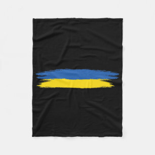 Ukrainische Flagge mit den Farben Blau und Gelb Ke Fleecedecke