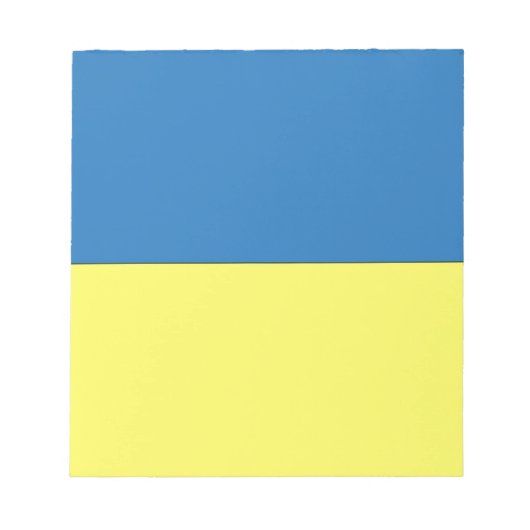 ukrainische Flagge Notizblock (Vorderseite)