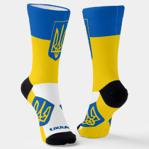 Ukrainische Flagge Patriotisch, Nachhaltig Ukraine Socken