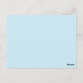 ukrainische Flagge Postkarte (Rückseite)