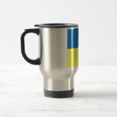 ukrainische Flagge Reisebecher (Links)