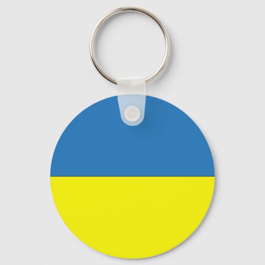 ukrainische Flagge Schlüsselanhänger (Vorderseite)