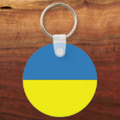 ukrainische Flagge Schlüsselanhänger (Vorderseite)