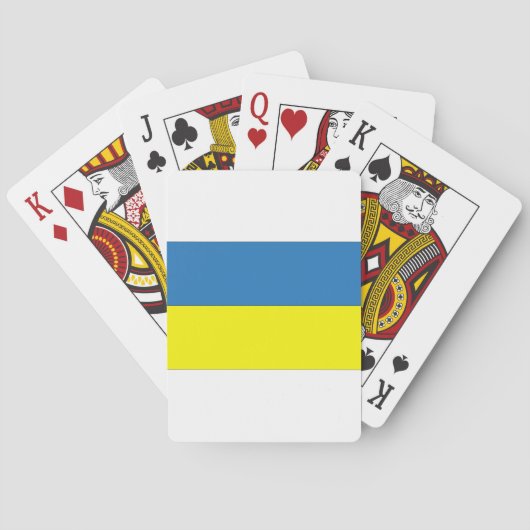 ukrainische Flagge Spielkarten (Rückseite)