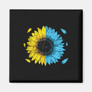 Ukrainische Flagge Symbol Tryzub Liebe Unterstütze Magnet