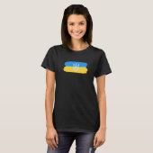 ukrainische Flagge T-Shirt (Vorne ganz)