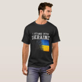 ukrainische Flagge T-Shirt (Vorne ganz)