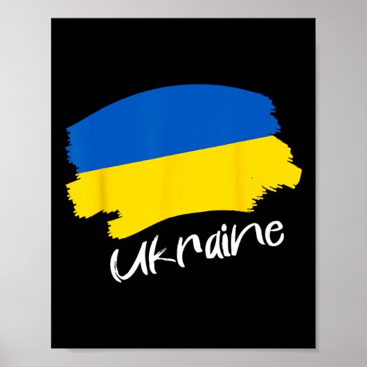 Ukrainische Flagge Ukraine 4 Poster (Vorne)