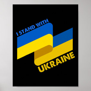 Ukrainische Flagge Ukraine 6 Poster