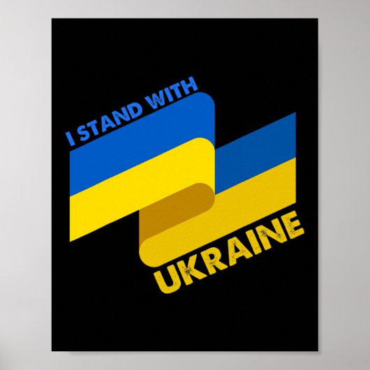 Ukrainische Flagge Ukraine 6 Poster (Vorne)
