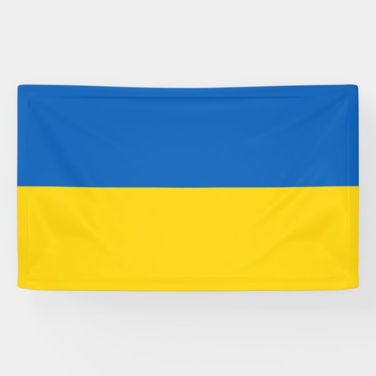 Ukrainische Flagge (Ukraine) Banner (Horizontal)