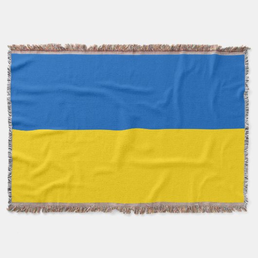 Ukrainische Flagge (Ukraine) Decke (Vorderseite)