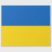 Ukrainische Flagge (Ukraine) Geschenkpapier (Flach)