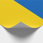 Ukrainische Flagge (Ukraine) Geschenkpapier (Ecke)