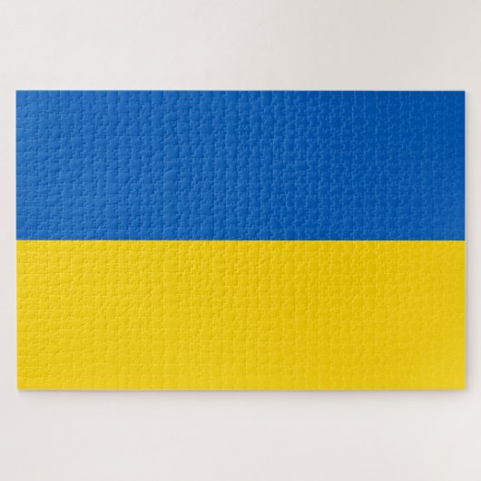 Ukrainische Flagge (Ukraine) Jigsaw Puzzle (Horizontal)