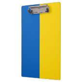 Ukrainische Flagge (Ukraine) Klemmbrett (Links)