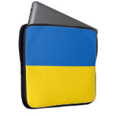 Ukrainische Flagge (Ukraine) Laptop-Sieb Laptopschutzhülle (Vorne Rechts)