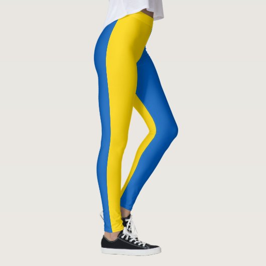 Ukrainische Flagge (Ukraine) Leggings (Rechts)