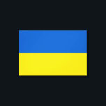 Ukrainische Flagge (Ukraine) Leinwand<br><div class="desc">Dieses Design zeigt die Nationalflagge der Ukraine, einem Land in Osteuropa. Die Ukraine grenzt im Osten und Nordosten an Russland, im Norden an Belarus, im Westen an Polen, die Slowakei und Ungarn und im Süden an Rumänien, Moldau und das Schwarze Meer. Die Ukraine ist nach Russland das zweitgrößte Land Europas....</div>
