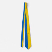 Ukrainische Flagge (Ukraine) Neck Tie Krawatte (Rückseite)