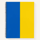 Ukrainische Flagge (Ukraine) Notebook Notizblock (Vorderseite)
