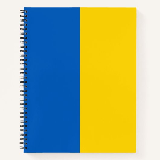 Ukrainische Flagge (Ukraine) Notebook Notizblock (Vorderseite)