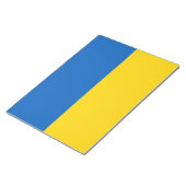 Ukrainische Flagge (Ukraine) Notepad Notizblock (angewinkelt)