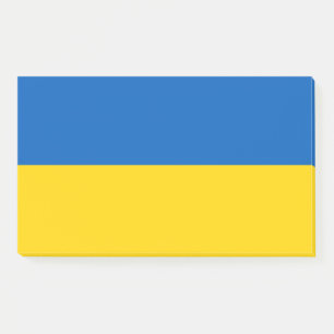 Ukrainische Flagge (Ukraine) Post-it Klebezettel