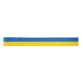 Ukrainische Flagge (Ukraine) Satinband (Vorderseite)