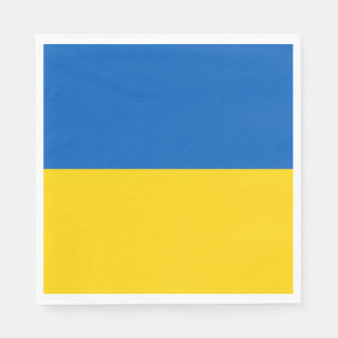 Ukrainische Flagge (Ukraine) Serviette